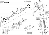 Bosch 0 607 360 100 320 WATT-SERIE Pneumatic Vertical Grinde Spare Parts